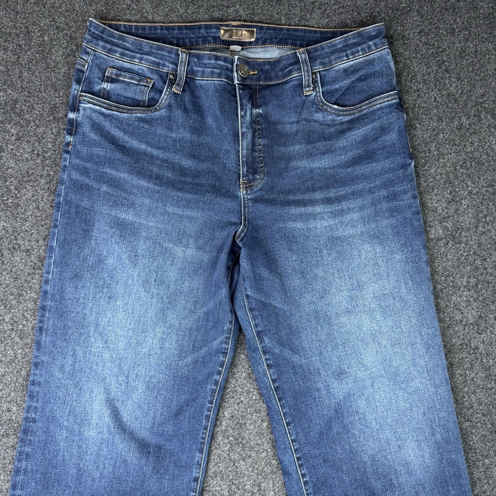 KUT from the Kloth Womens 16 Charlotte Fab Ab Wide Leg High Rise Jeans